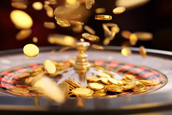 A woman in a luxurious green gown next to an ornate roulette wheel, capturing the upscale casino mood of 786BET.